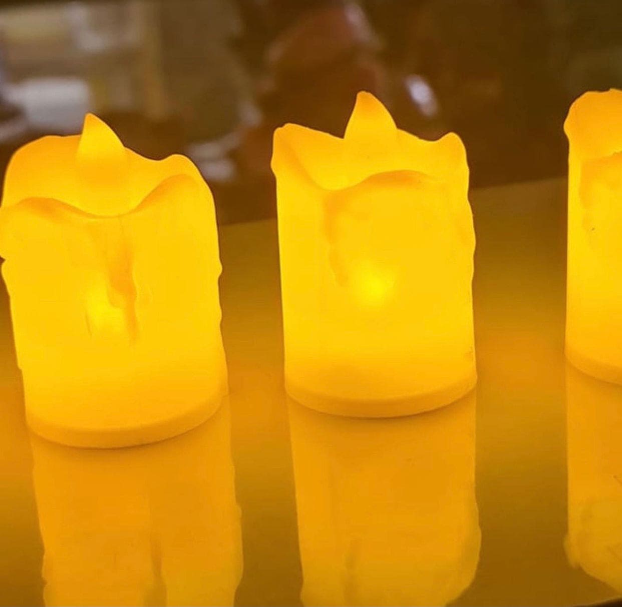 Flameless LED Tea Light Tea Candles, Flameless Flickering Candle Lamp Lights Flameless LED Tea Light Tea Candles, Flameless Flickering Candle Lamp Lights